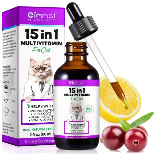 15-in-1 Cat Vitamins and Supplements Liquid Drops