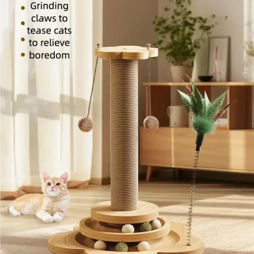 Cat scratch wear-resistant column
